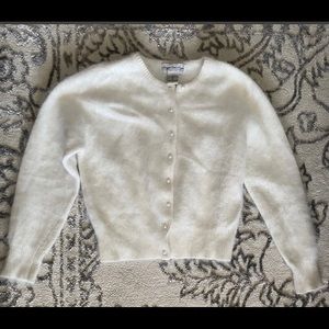 Hiorgio Sant Angelo Size 8 Cream Cardigan